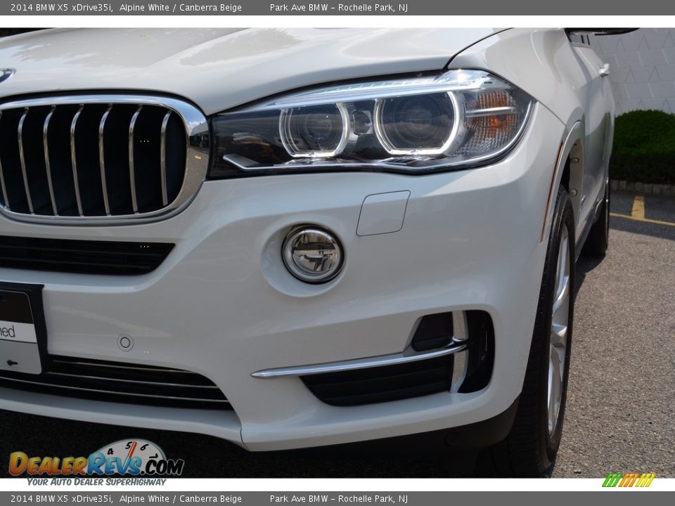 2014 BMW X5 xDrive35i Alpine White / Canberra Beige Photo #32