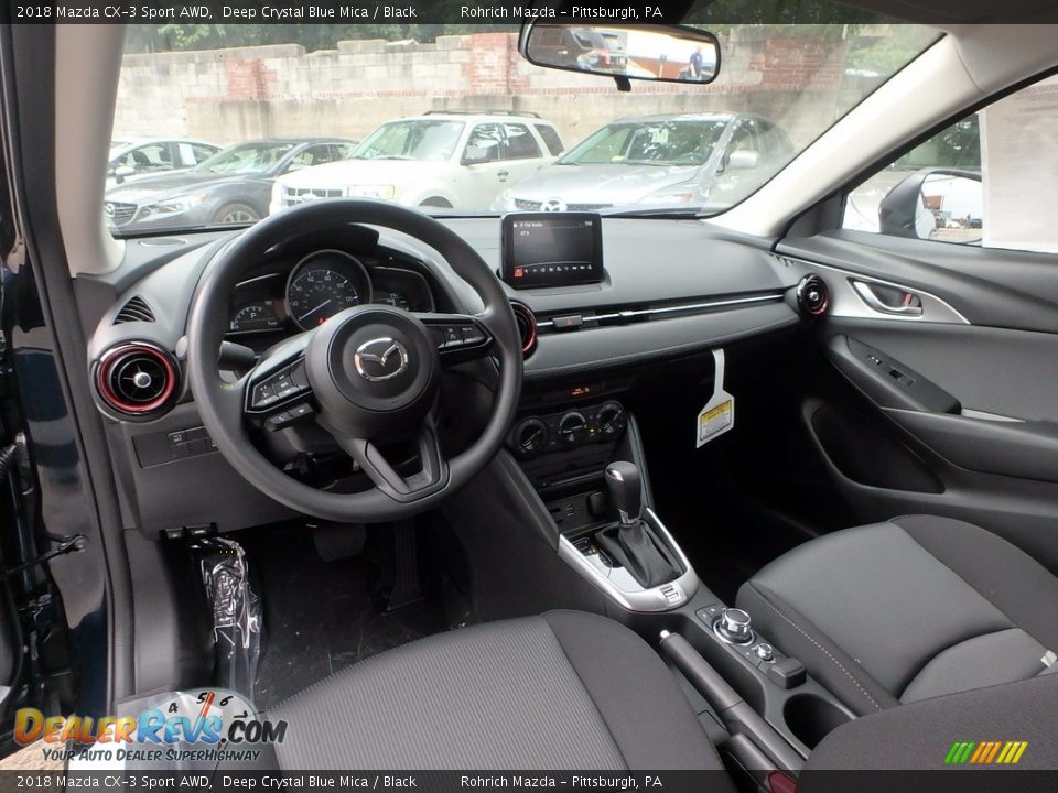 Black Interior - 2018 Mazda CX-3 Sport AWD Photo #9