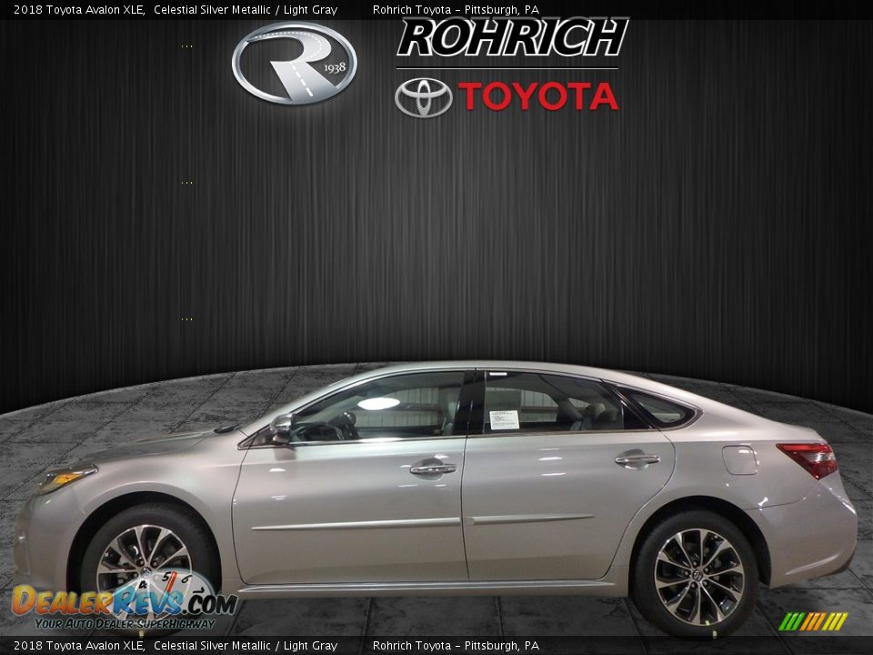 2018 Toyota Avalon XLE Celestial Silver Metallic / Light Gray Photo #3