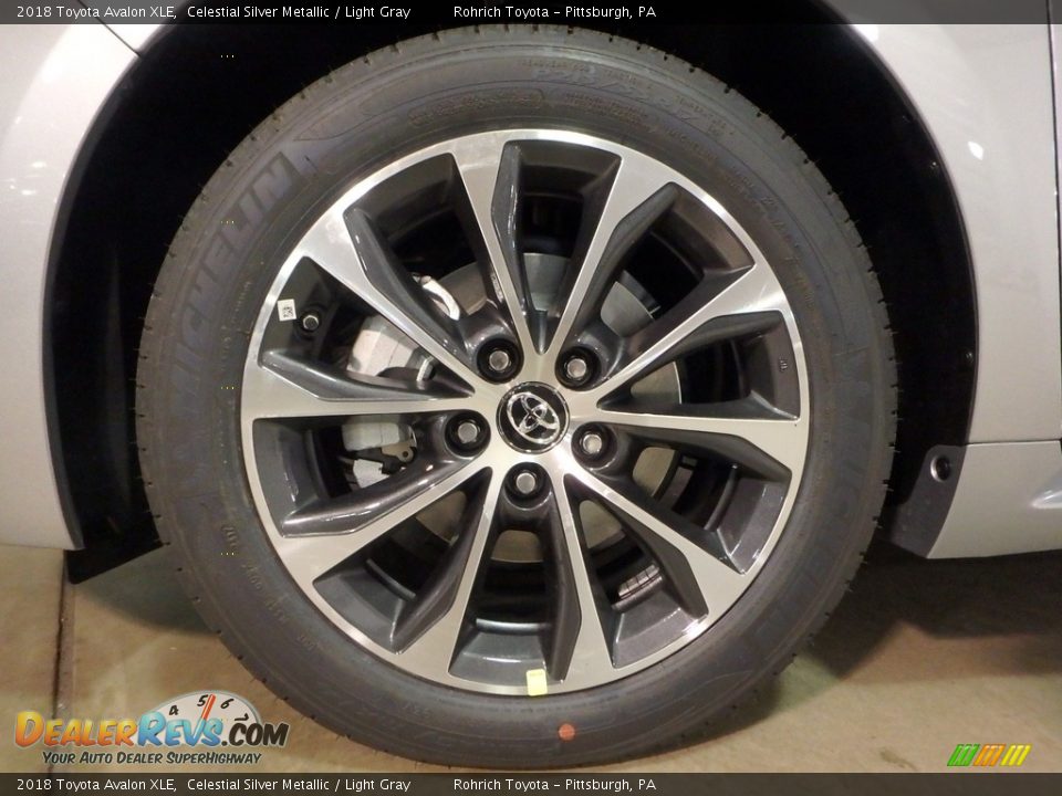 2018 Toyota Avalon XLE Celestial Silver Metallic / Light Gray Photo #5