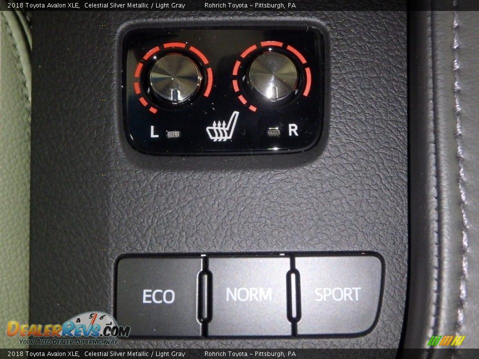 2018 Toyota Avalon XLE Celestial Silver Metallic / Light Gray Photo #14