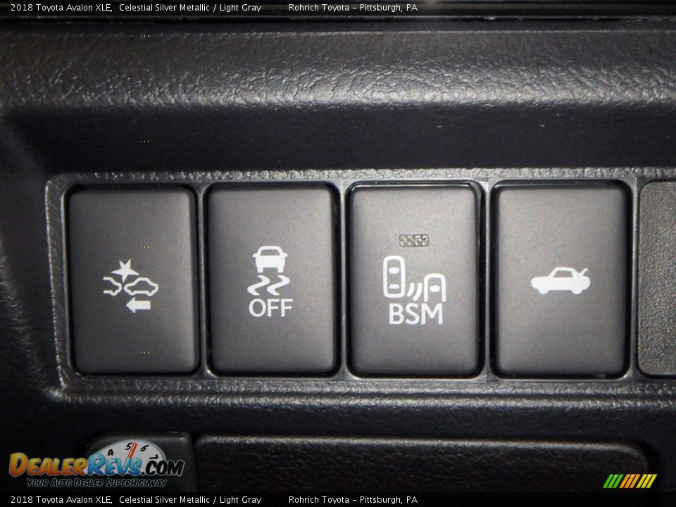 2018 Toyota Avalon XLE Celestial Silver Metallic / Light Gray Photo #15