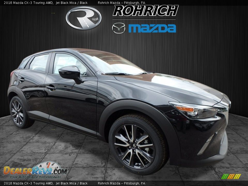 2018 Mazda CX-3 Touring AWD Jet Black Mica / Black Photo #1