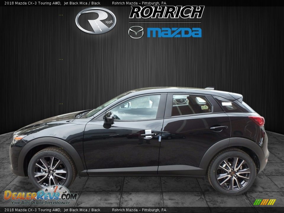 2018 Mazda CX-3 Touring AWD Jet Black Mica / Black Photo #3