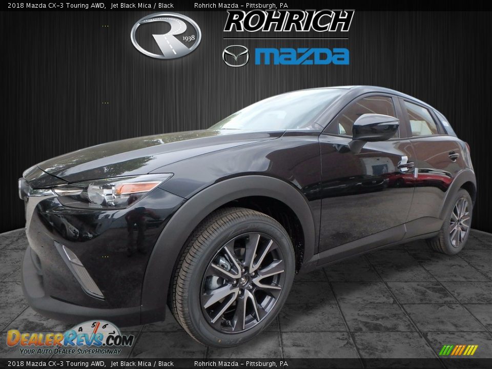 2018 Mazda CX-3 Touring AWD Jet Black Mica / Black Photo #4