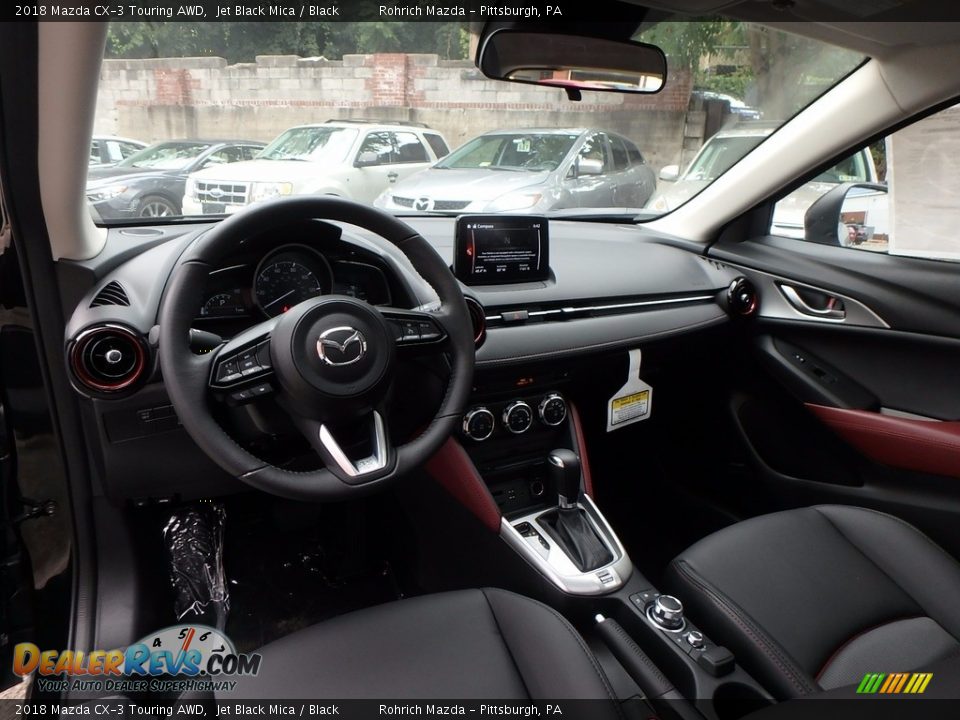 Black Interior - 2018 Mazda CX-3 Touring AWD Photo #9