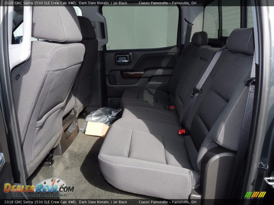 Rear Seat of 2018 GMC Sierra 1500 SLE Crew Cab 4WD Photo #8