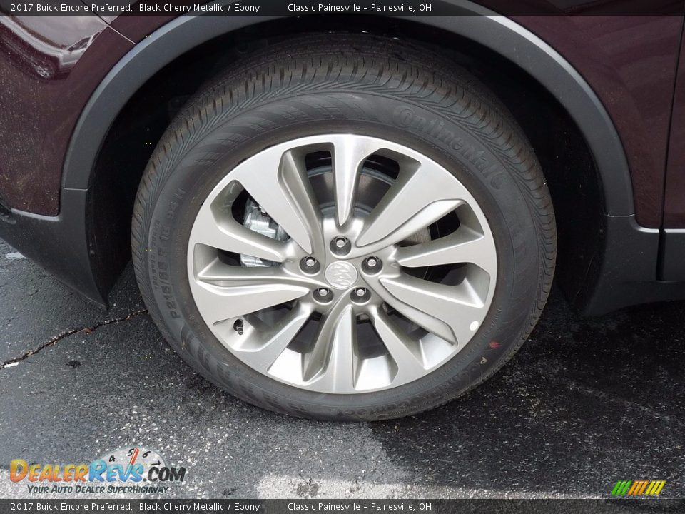 2017 Buick Encore Preferred Black Cherry Metallic / Ebony Photo #5