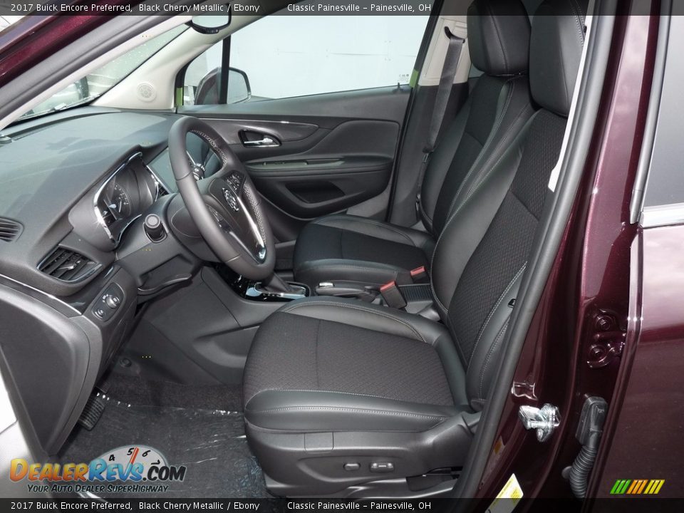 2017 Buick Encore Preferred Black Cherry Metallic / Ebony Photo #6