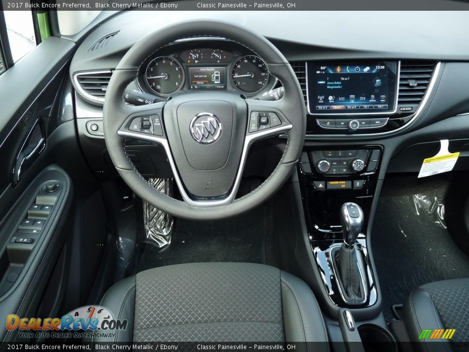 2017 Buick Encore Preferred Black Cherry Metallic / Ebony Photo #8
