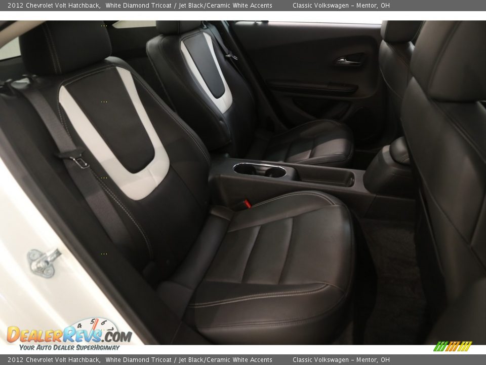 2012 Chevrolet Volt Hatchback White Diamond Tricoat / Jet Black/Ceramic White Accents Photo #13