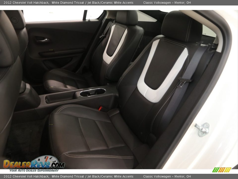 2012 Chevrolet Volt Hatchback White Diamond Tricoat / Jet Black/Ceramic White Accents Photo #14