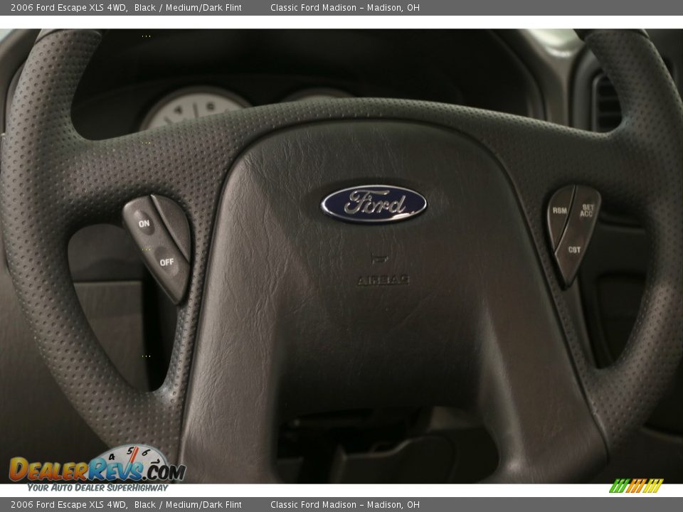 2006 Ford Escape XLS 4WD Black / Medium/Dark Flint Photo #7