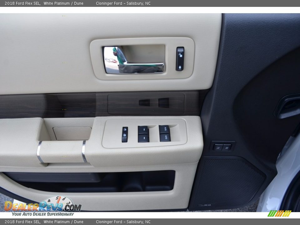 2018 Ford Flex SEL White Platinum / Dune Photo #5