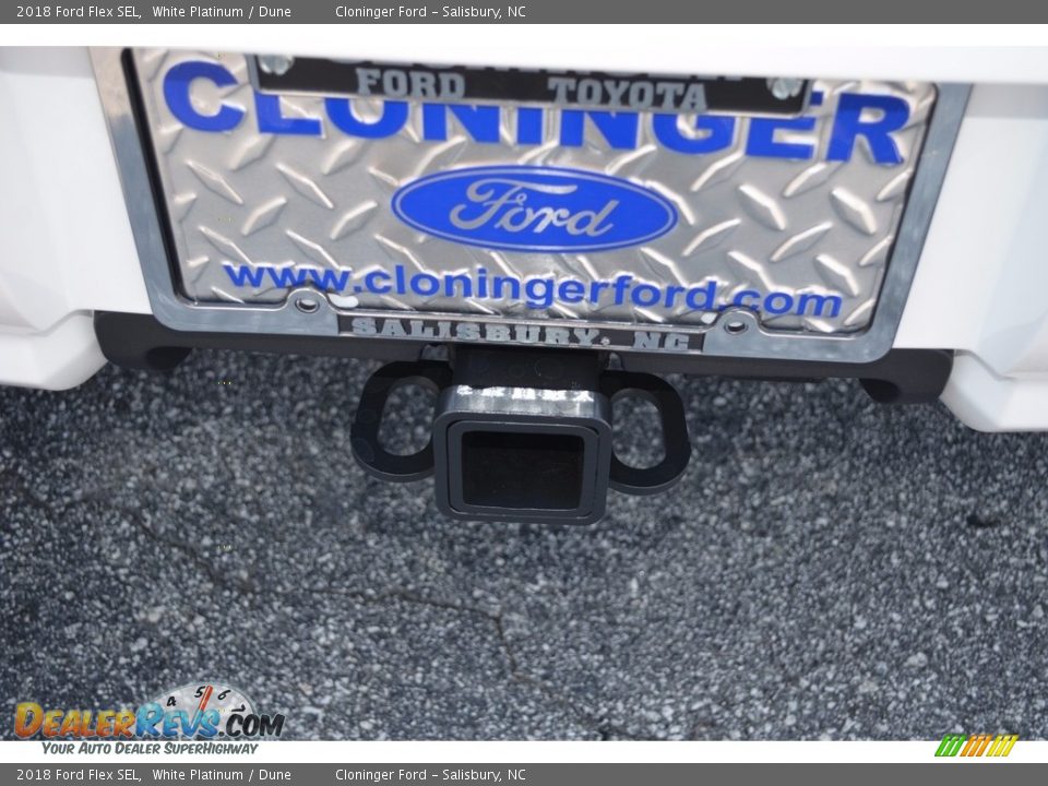 2018 Ford Flex SEL White Platinum / Dune Photo #11