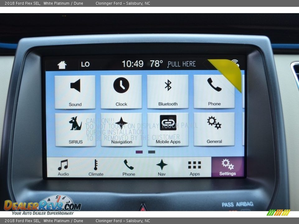 Controls of 2018 Ford Flex SEL Photo #13