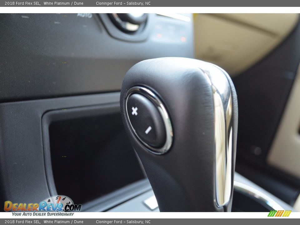 2018 Ford Flex SEL White Platinum / Dune Photo #18