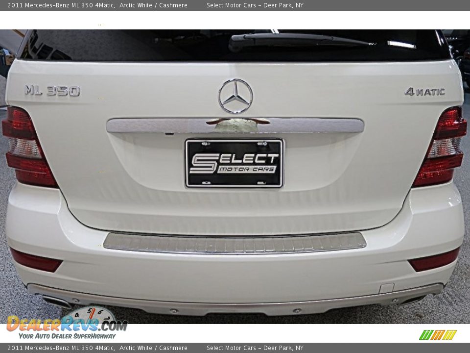 2011 Mercedes-Benz ML 350 4Matic Arctic White / Cashmere Photo #5