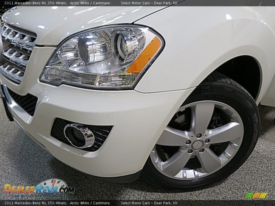 2011 Mercedes-Benz ML 350 4Matic Arctic White / Cashmere Photo #8