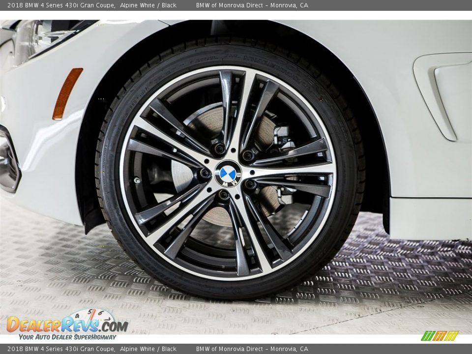 2018 BMW 4 Series 430i Gran Coupe Alpine White / Black Photo #9