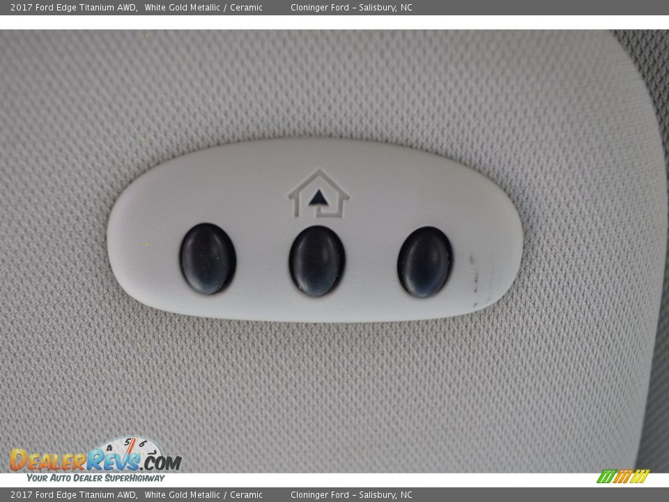 2017 Ford Edge Titanium AWD White Gold Metallic / Ceramic Photo #23