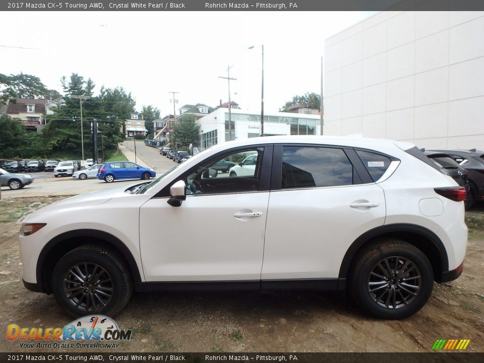 2017 Mazda CX-5 Touring AWD Crystal White Pearl / Black Photo #3