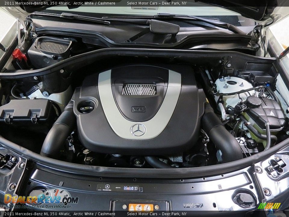 2011 Mercedes-Benz ML 350 4Matic Arctic White / Cashmere Photo #27