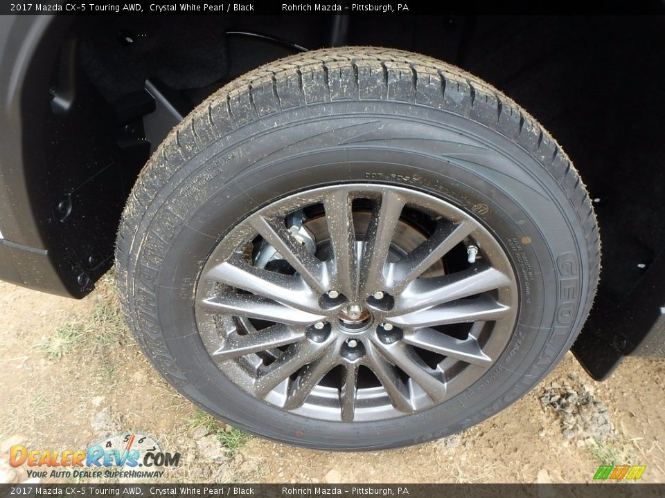 2017 Mazda CX-5 Touring AWD Crystal White Pearl / Black Photo #5