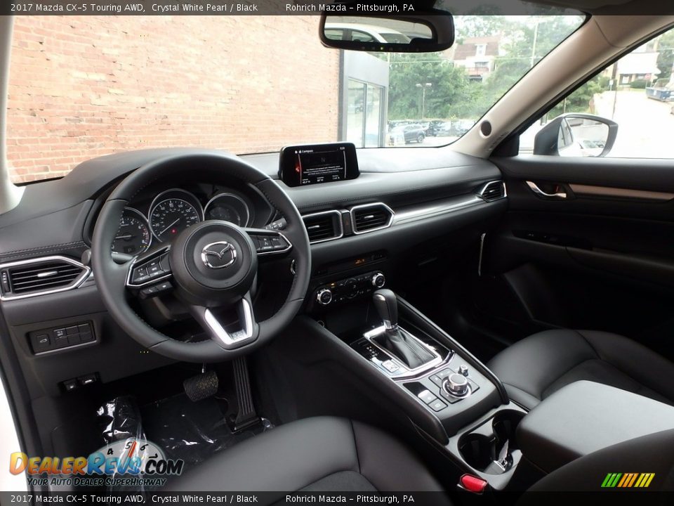 2017 Mazda CX-5 Touring AWD Crystal White Pearl / Black Photo #9
