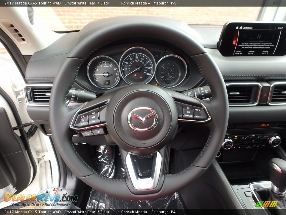 2017 Mazda CX-5 Touring AWD Crystal White Pearl / Black Photo #12