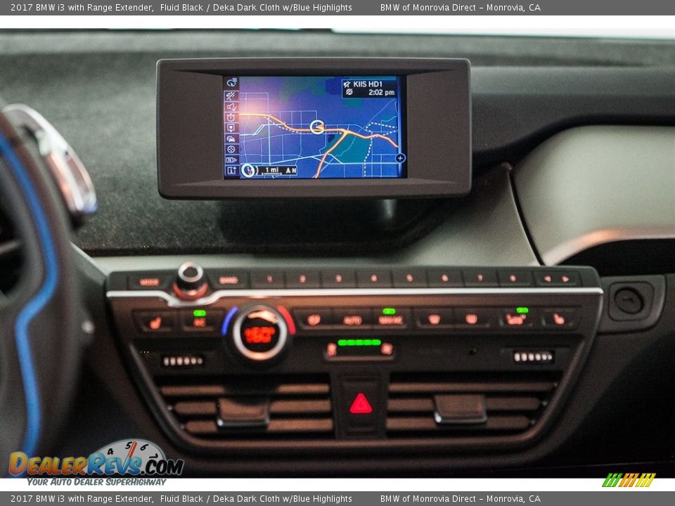 2017 BMW i3 with Range Extender Fluid Black / Deka Dark Cloth w/Blue Highlights Photo #5