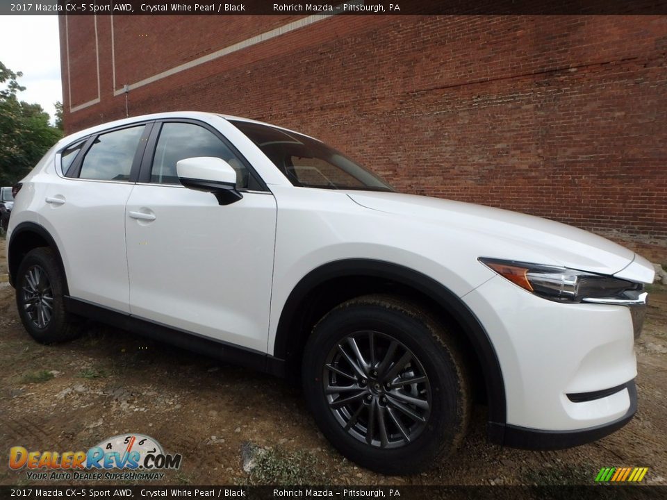 2017 Mazda CX-5 Sport AWD Crystal White Pearl / Black Photo #1
