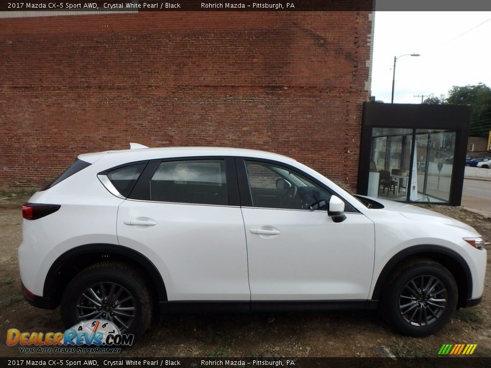 2017 Mazda CX-5 Sport AWD Crystal White Pearl / Black Photo #2