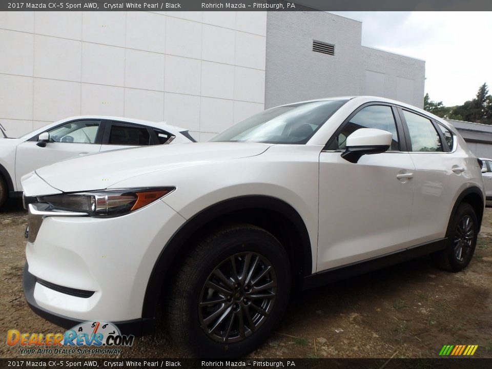 2017 Mazda CX-5 Sport AWD Crystal White Pearl / Black Photo #4