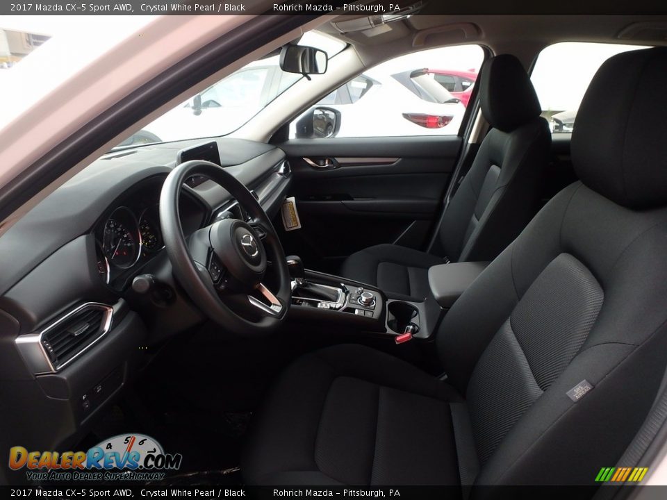 2017 Mazda CX-5 Sport AWD Crystal White Pearl / Black Photo #7
