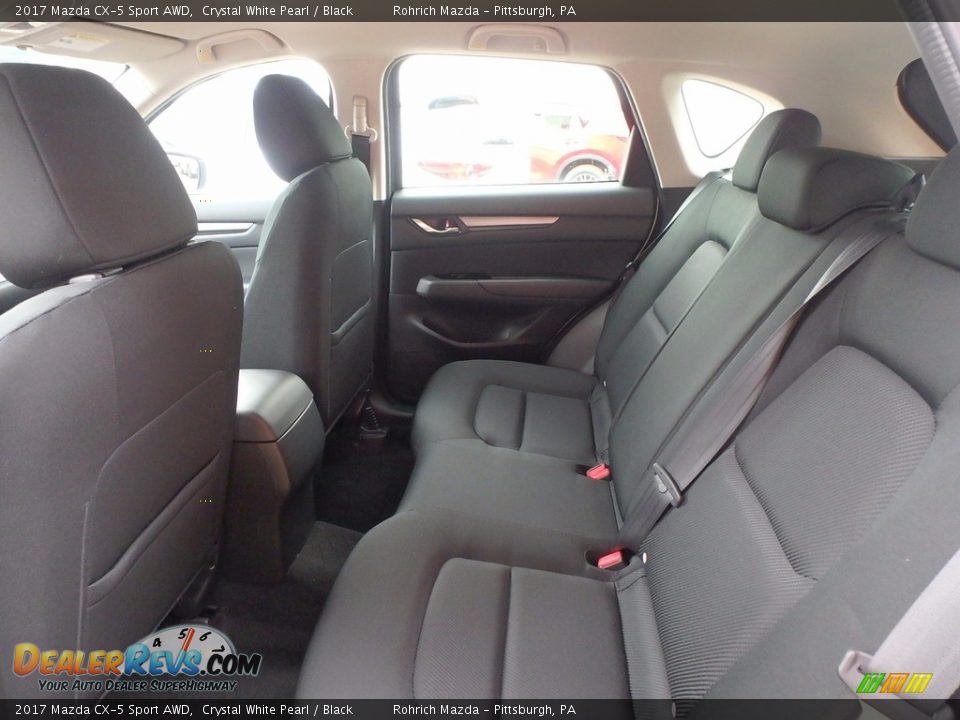 2017 Mazda CX-5 Sport AWD Crystal White Pearl / Black Photo #8
