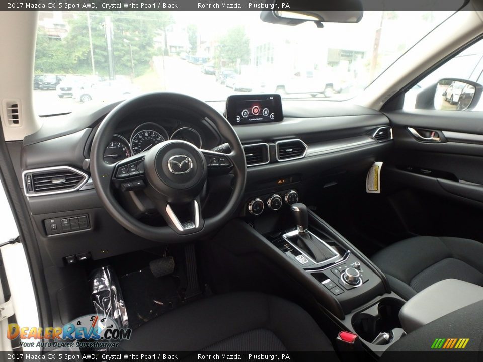2017 Mazda CX-5 Sport AWD Crystal White Pearl / Black Photo #9