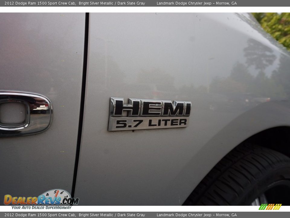 2012 Dodge Ram 1500 Sport Crew Cab Bright Silver Metallic / Dark Slate Gray Photo #3