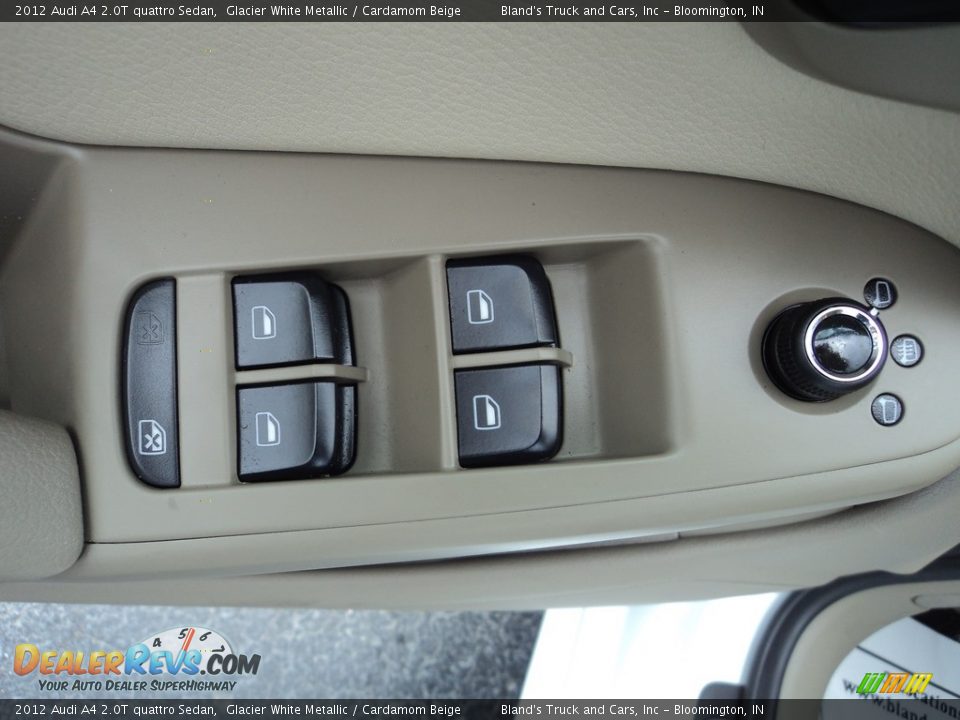 2012 Audi A4 2.0T quattro Sedan Glacier White Metallic / Cardamom Beige Photo #10