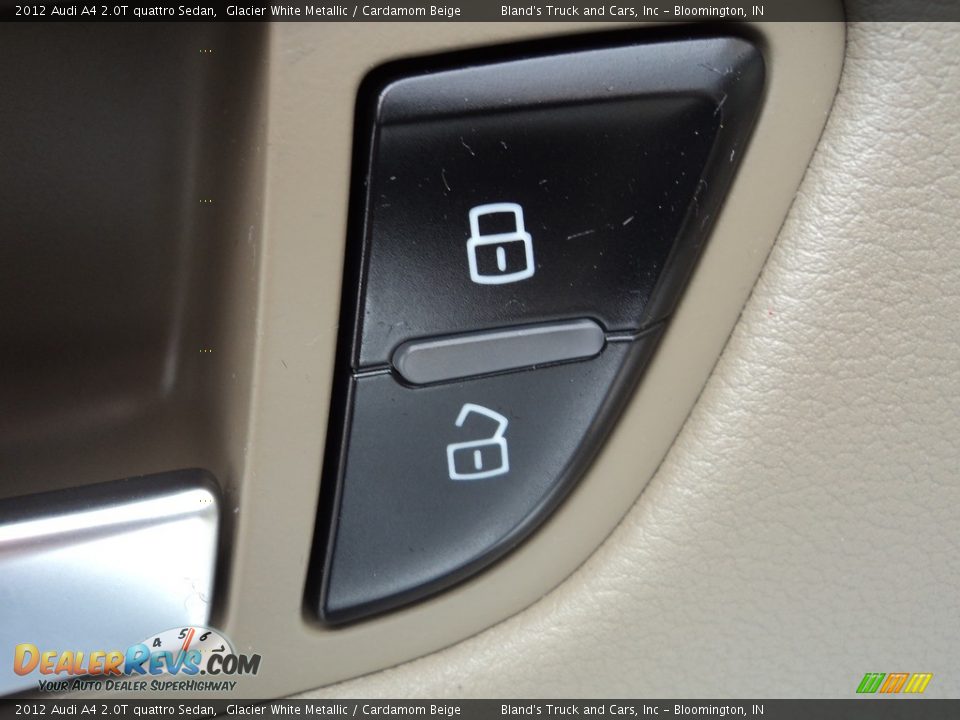 2012 Audi A4 2.0T quattro Sedan Glacier White Metallic / Cardamom Beige Photo #12