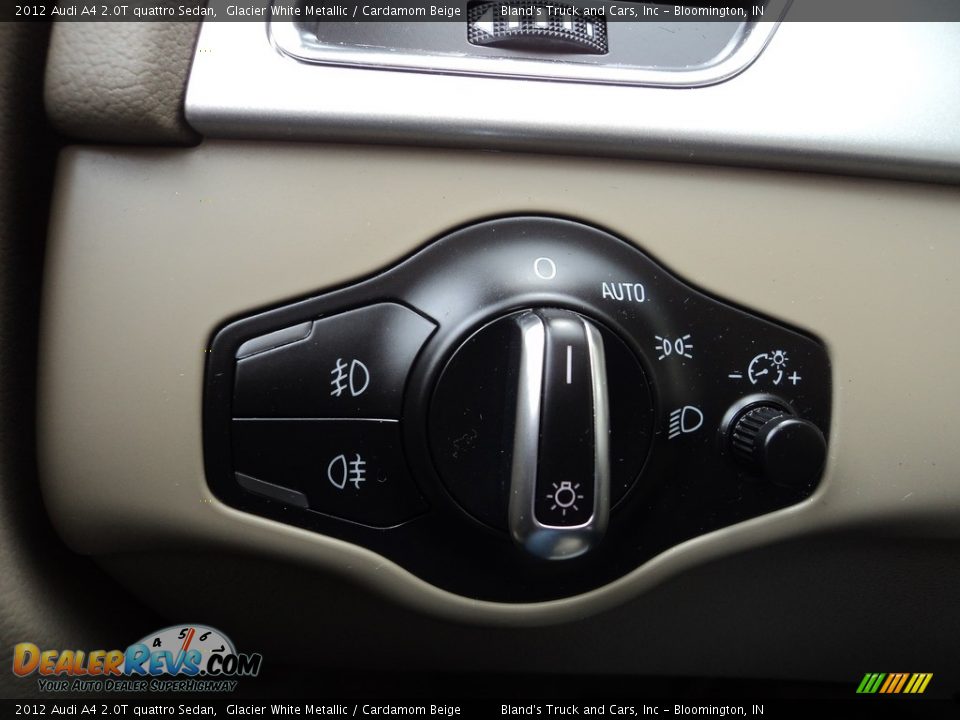 2012 Audi A4 2.0T quattro Sedan Glacier White Metallic / Cardamom Beige Photo #13
