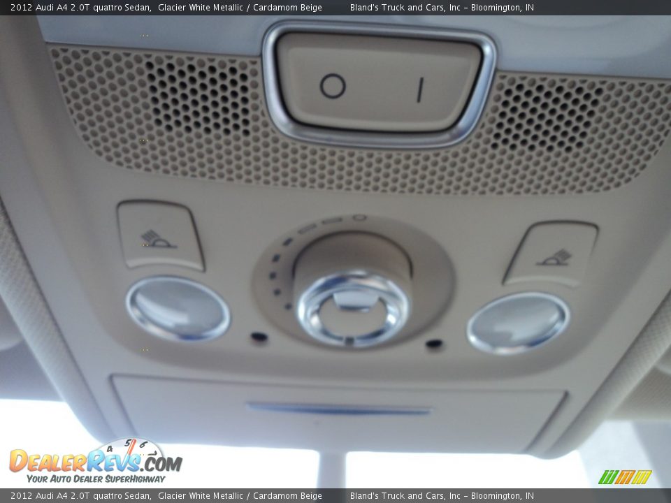 2012 Audi A4 2.0T quattro Sedan Glacier White Metallic / Cardamom Beige Photo #25