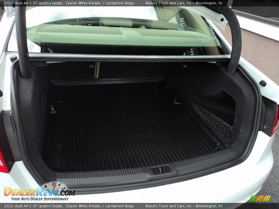 2012 Audi A4 2.0T quattro Sedan Glacier White Metallic / Cardamom Beige Photo #27