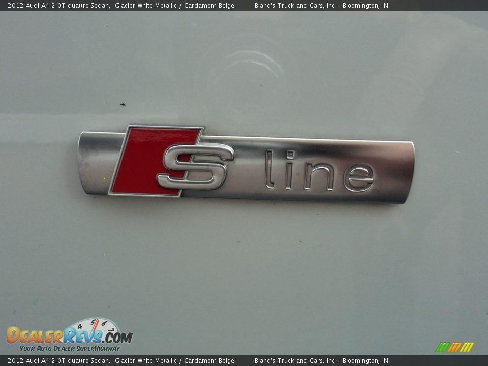 2012 Audi A4 2.0T quattro Sedan Glacier White Metallic / Cardamom Beige Photo #30