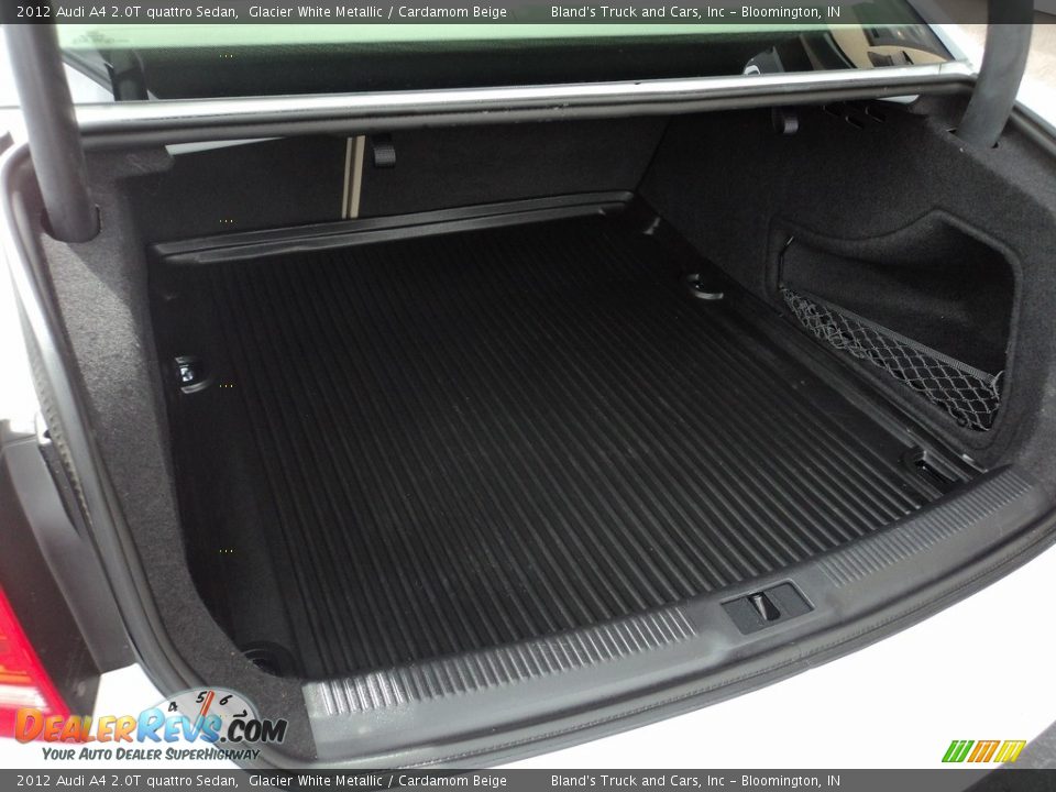 2012 Audi A4 2.0T quattro Sedan Glacier White Metallic / Cardamom Beige Photo #34