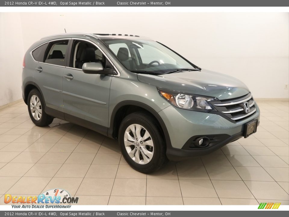 2012 Honda CR-V EX-L 4WD Opal Sage Metallic / Black Photo #1