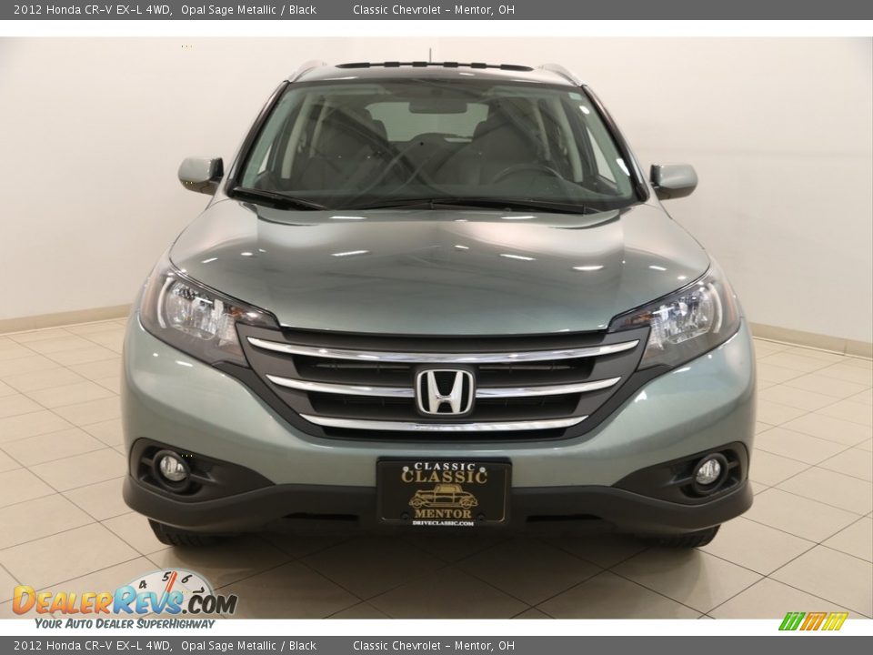 2012 Honda CR-V EX-L 4WD Opal Sage Metallic / Black Photo #2