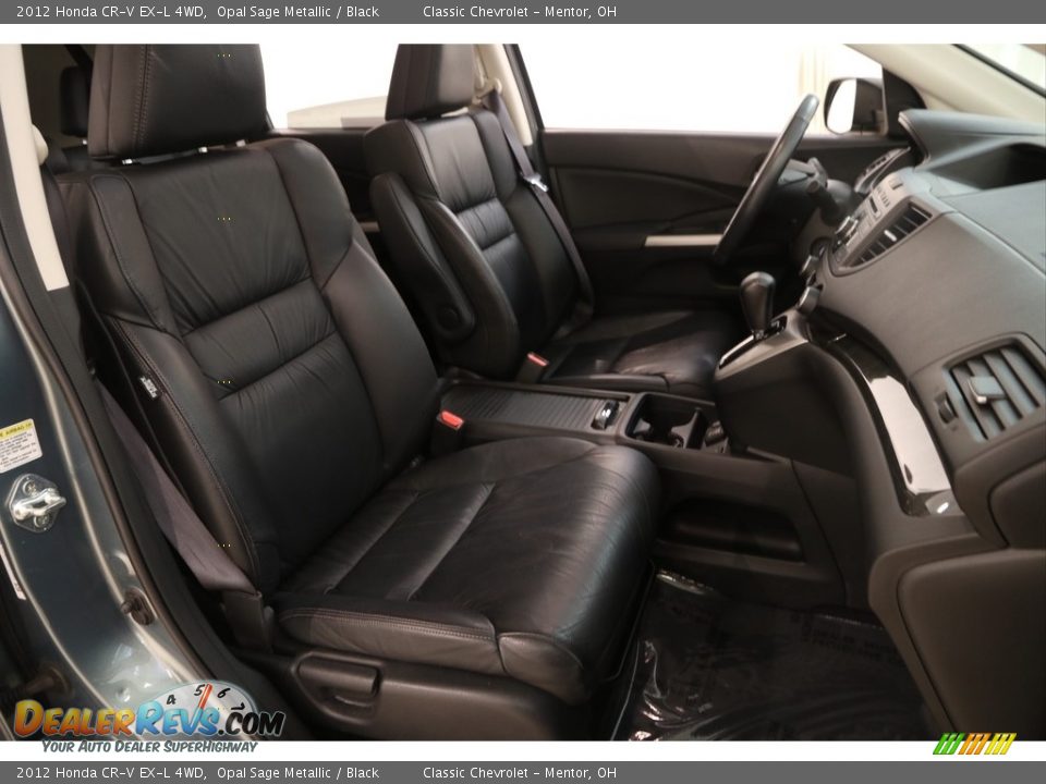 2012 Honda CR-V EX-L 4WD Opal Sage Metallic / Black Photo #12