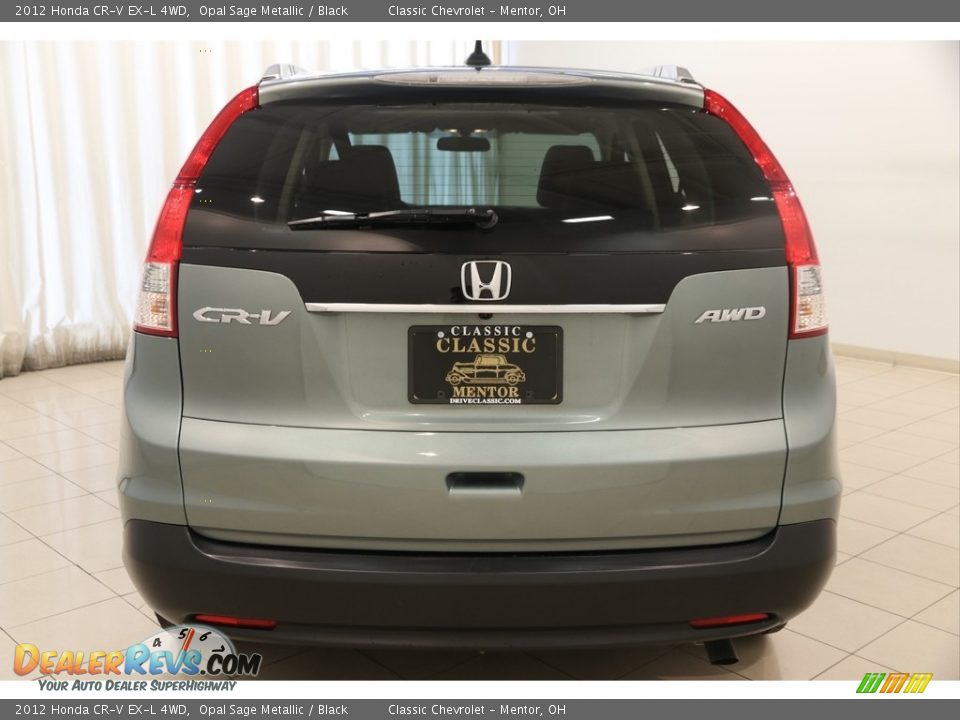 2012 Honda CR-V EX-L 4WD Opal Sage Metallic / Black Photo #15