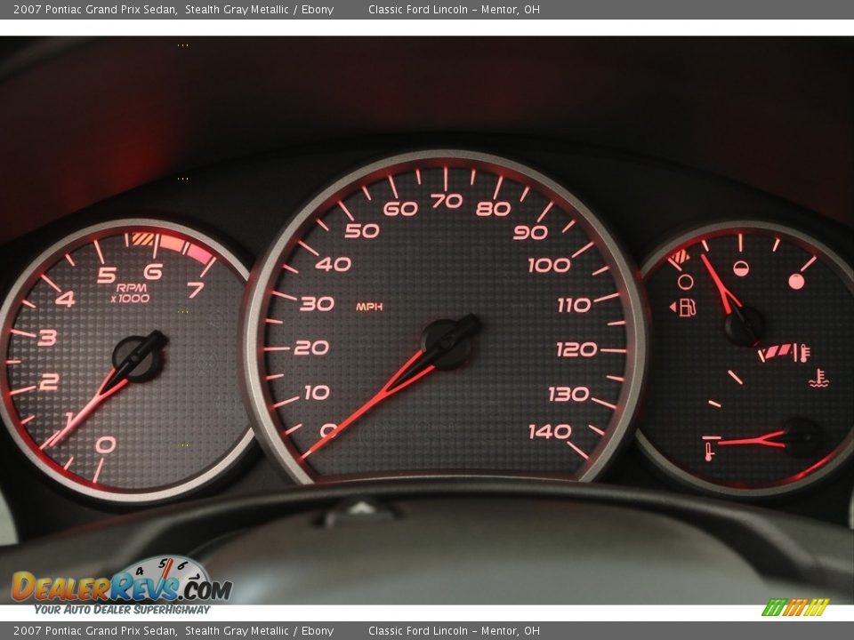 2007 Pontiac Grand Prix Sedan Stealth Gray Metallic / Ebony Photo #7